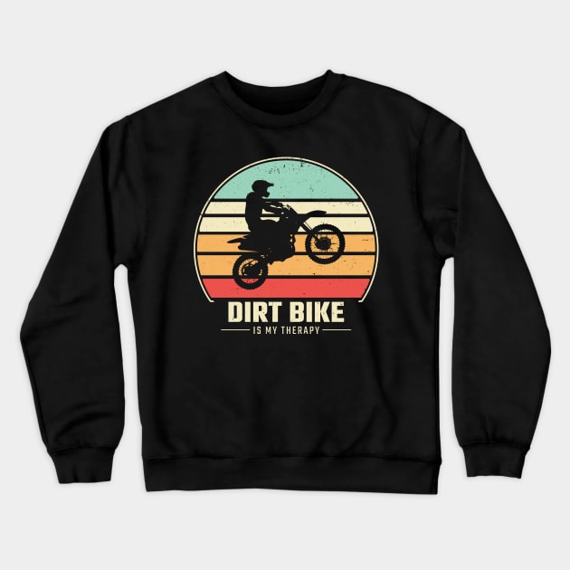 dirt bike Crewneck Sweatshirt by Circle Project